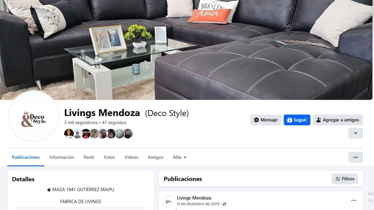 La mueblería del colombiano acusado de lavado de dinero. La mueblería del colombiano acusado de lavado de dinero.