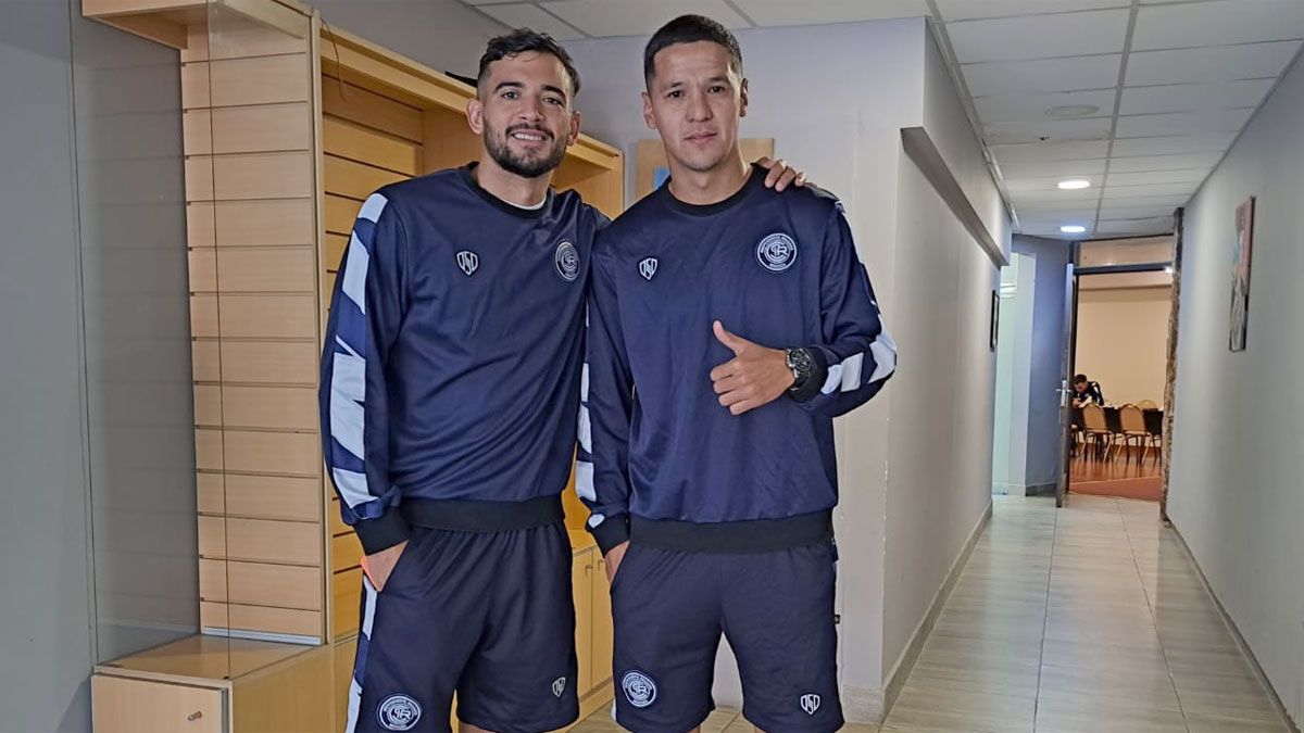 Victorio Ramis y Alex Arce se mostraron muy tranquilos en la previa del choque de Independiente Rivadavia, por Copa Argentina. Foto: Diario UNO.