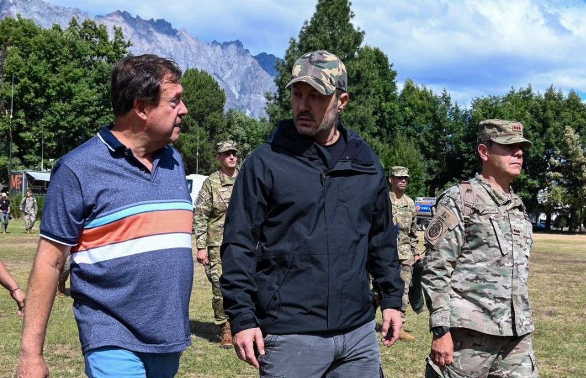 Luis Petri hizo una recorrida por El Bolsón.