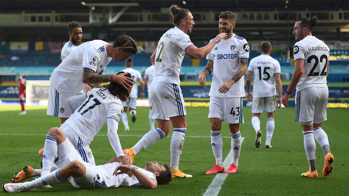 Marcelo Bielsa y el Leeds lograron festejar en la Premier