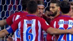 Ángel Correa marcó en el triunfo de Atlético de Madrid en la ida