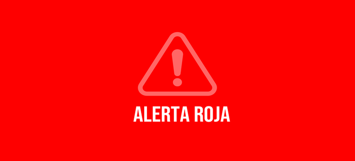 La alerta roja es algo que hay que prestarle atención.