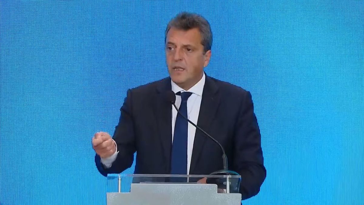 El ministro de Economía de la Nación, Sergio Massa.