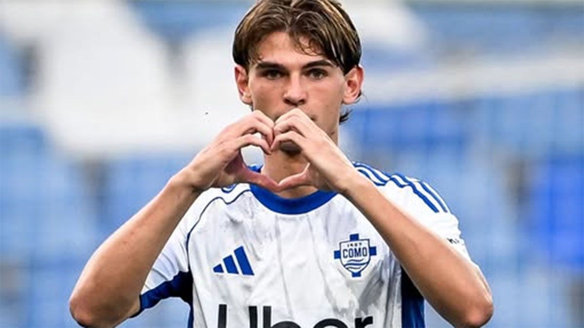 El tremendo gol de Nico Paz para Como de Italia: ¿vuelve al Real Madrid?