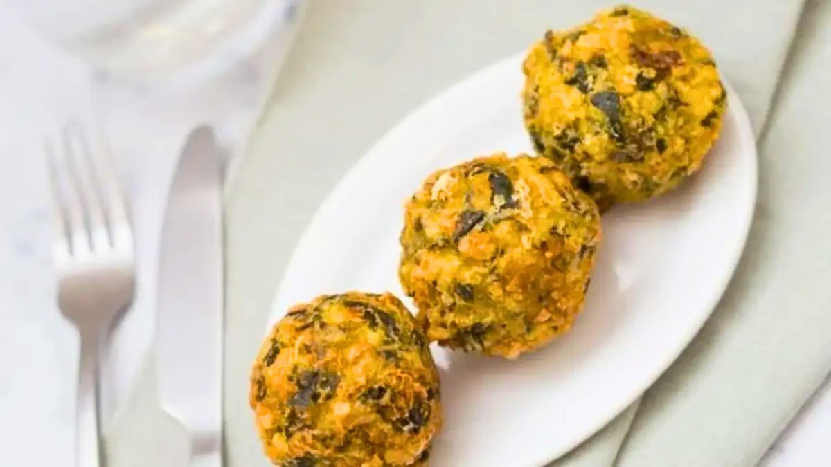 Los bocaditos de espinaca se preparan con solo 6 ingredientes y sin harina. Los bocaditos de espinaca se preparan con solo 6 ingredientes y sin harina.