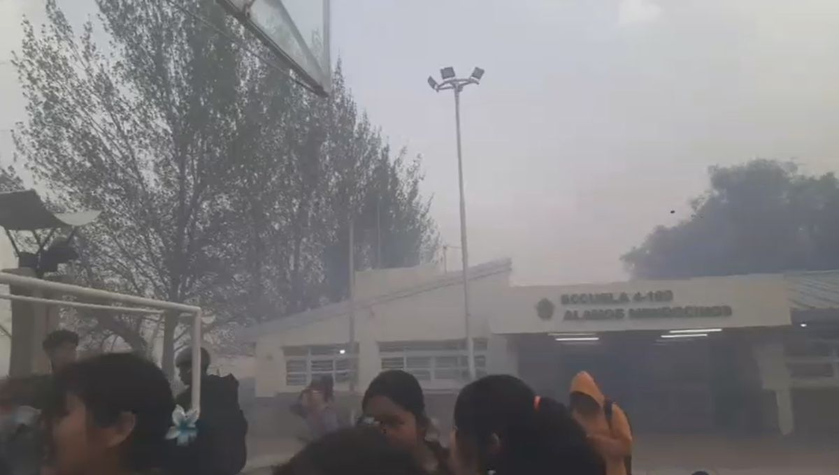 La escuela en la que se produjo el incendio: Álamos Mendocinos de Maipú.&nbsp;