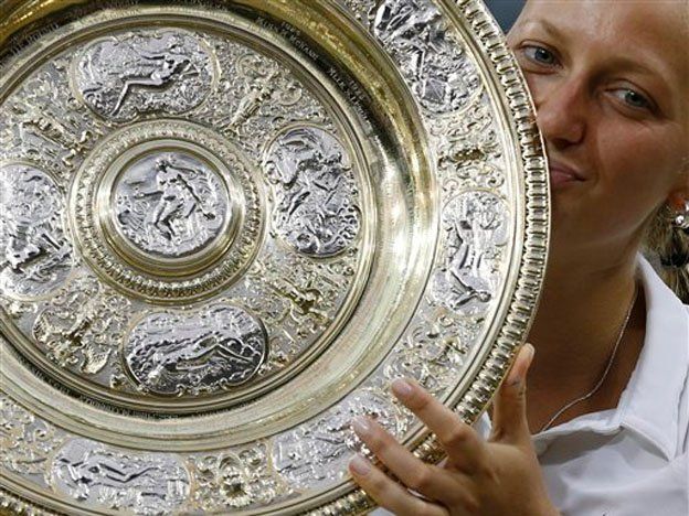 Kvitova apabulló a Bouchard y ganó su segundo Wimbledon