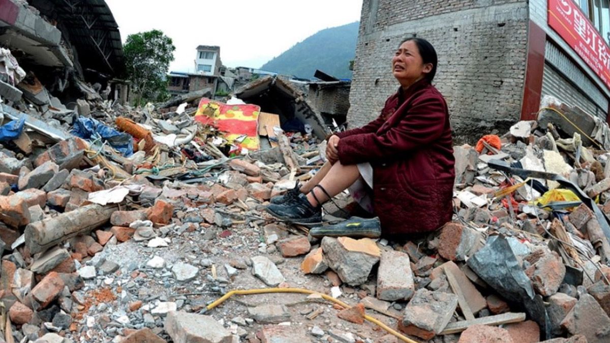 Terremoto en China un sismo de magnitud 6,8 provocó la muerte de 46