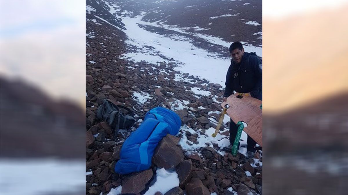 Una andinista cayó de un cerro en Potrerillos y sufrió graves heridas