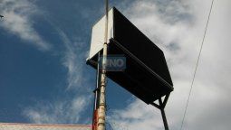 Un cartel led de un privado