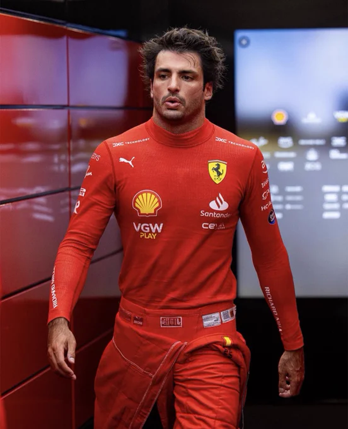 Carlos Sainz, con Ferrari, fue el mejor en la clasificación del GP de Singapur de F1 Carlos Sainz, con Ferrari, fue el mejor en la clasificación del GP de Singapur de F1