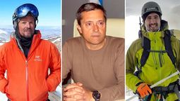 Ignacio Javier Lucero, Raúl Espir y Sergio Berardo desaparecieron en el cerro Marmolejo, en Chile, y fueron encontrados muertos este lunes.