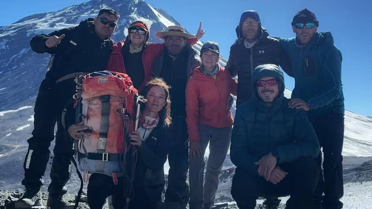 La expedición trajo de vuelta la mochila que dejó el andinista Guillermo Viero en el último ascenso de su carrera