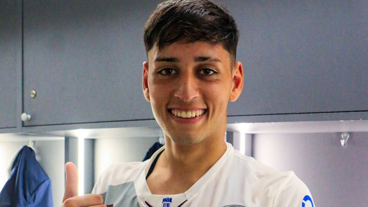 Matías Funes debutó en la Primera de Godoy Cruz. Foto: Gentileza Prensa Godoy Cruz.&nbsp;