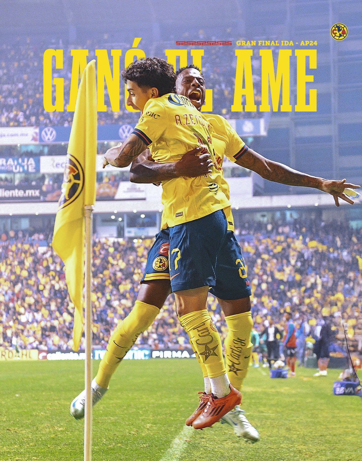 América le ganó a Rayados la primera final de la Liga MX. América le ganó a Rayados la primera final de la Liga MX.