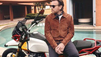 Ewan McGregor, el actor de Star Wars, ya está en el país y lo recorrerá en moto