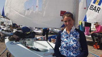 Lucía Falasca se clasificó en la clase Laser Radial de vela a los Juegos Olímpicos