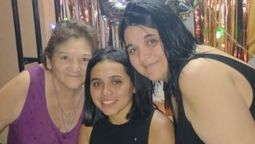 Susana Montón, la mujer que cayó al vacío en un ascensor del Hospital Central (izquierda), junto a su sobrina Caren (en el medio).