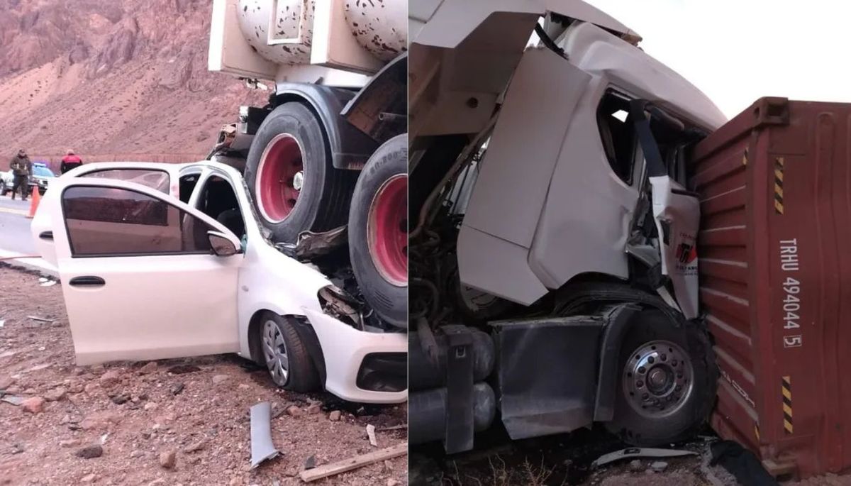 En la mañana de este martes ocurrió un accidente en Ruta 7. Dejó dos fallecidos y un herido de gravedad. Imagen: Prensa Ministerio de Seguridad