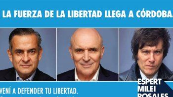 Espert, Milei y Rosales presentaron Avanza Libertad