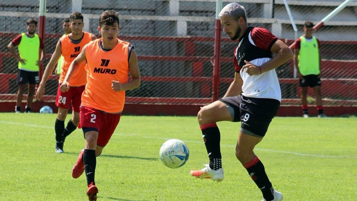 Persia marcó dos goles. Foto: Prensa gentileza Prensa Deportivo Maipú.