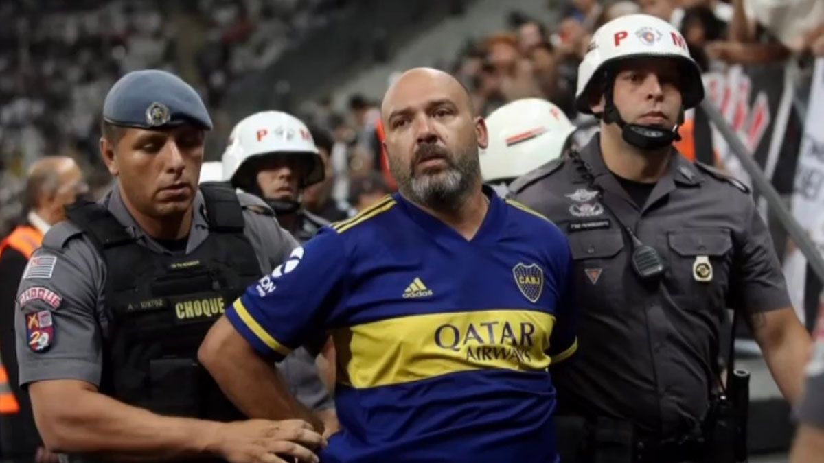 Leonardo Ponzo, mendocino e hincha de Boca, detenido por racismo en San Pablo