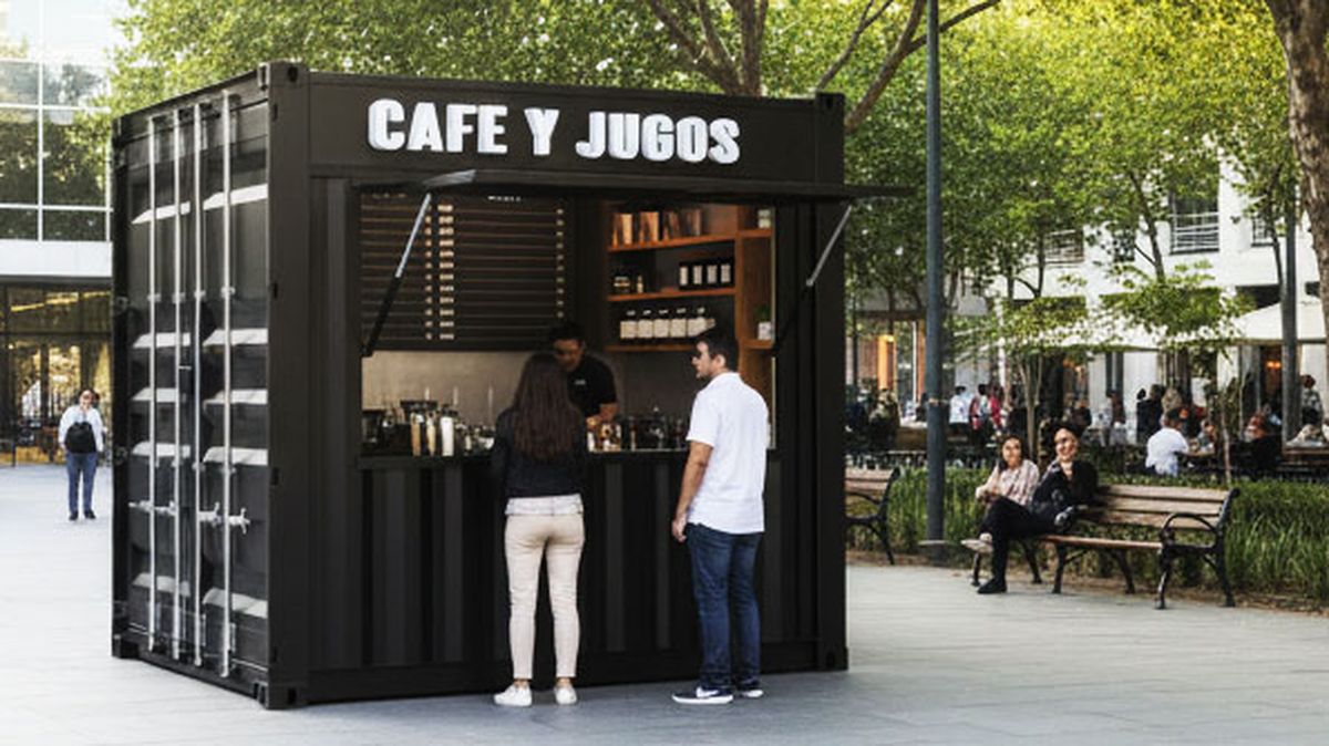 Café modular: la tendencia que crece entre los locales comerciales de construcción en seco.