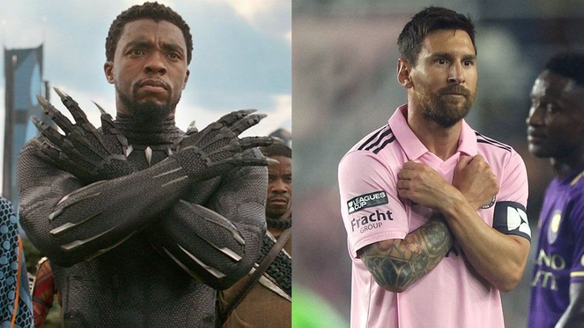 La imagen de Messi como Black Panther recorrió las redes sociales La imagen de Messi como Black Panther recorrió las redes sociales