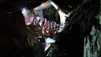 Boda trágica: 15 personas murieron al derrumbarse una pared