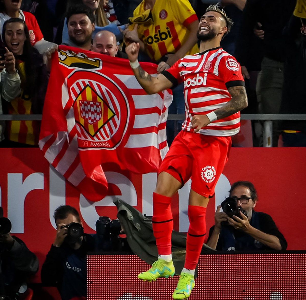 Valentín Taty Castellanos hizo historia en el Girona ante Real Madrid