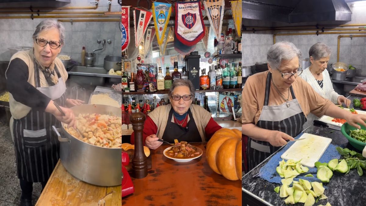 Las abuelas cocinan en este bodegón típico de Buenos Aires.