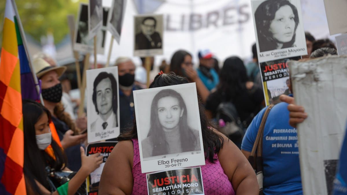 Marcha por la conmemoración del Día de la Memoria por la Verdad y la Justicia.