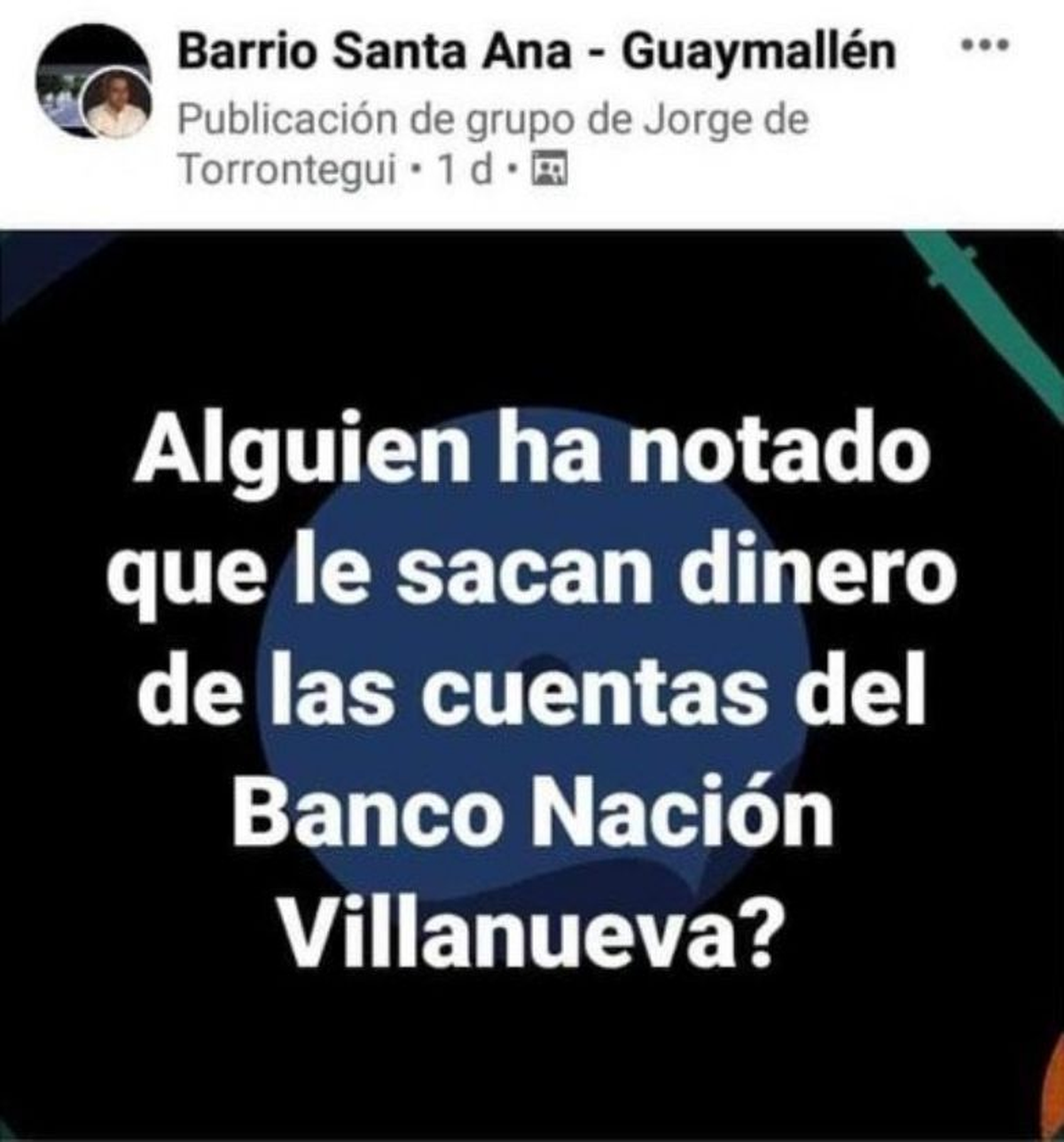Este mensaje publicado en un grupo de Facebook alertó a desprevenidos y reveló más estafas.