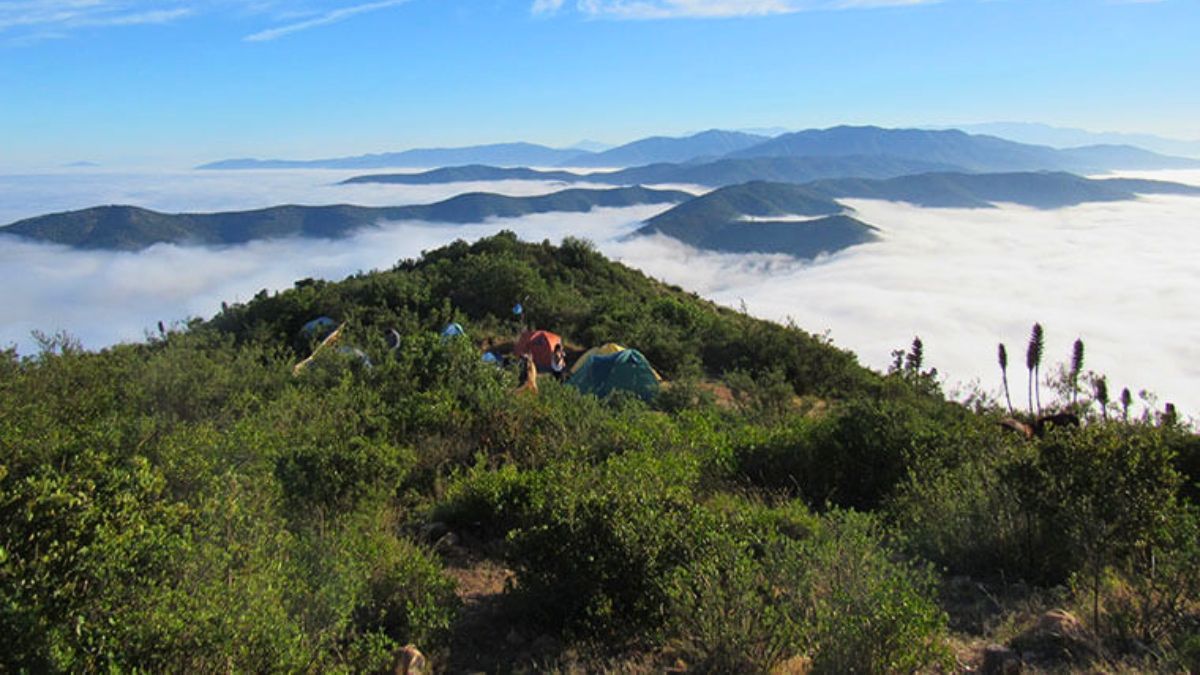 La vista que ofrece la subida al cerro en este pueblo.