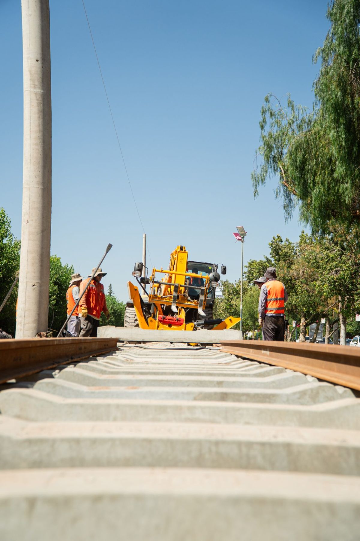 Siguen las obras de ampliación del Metrotranvía.