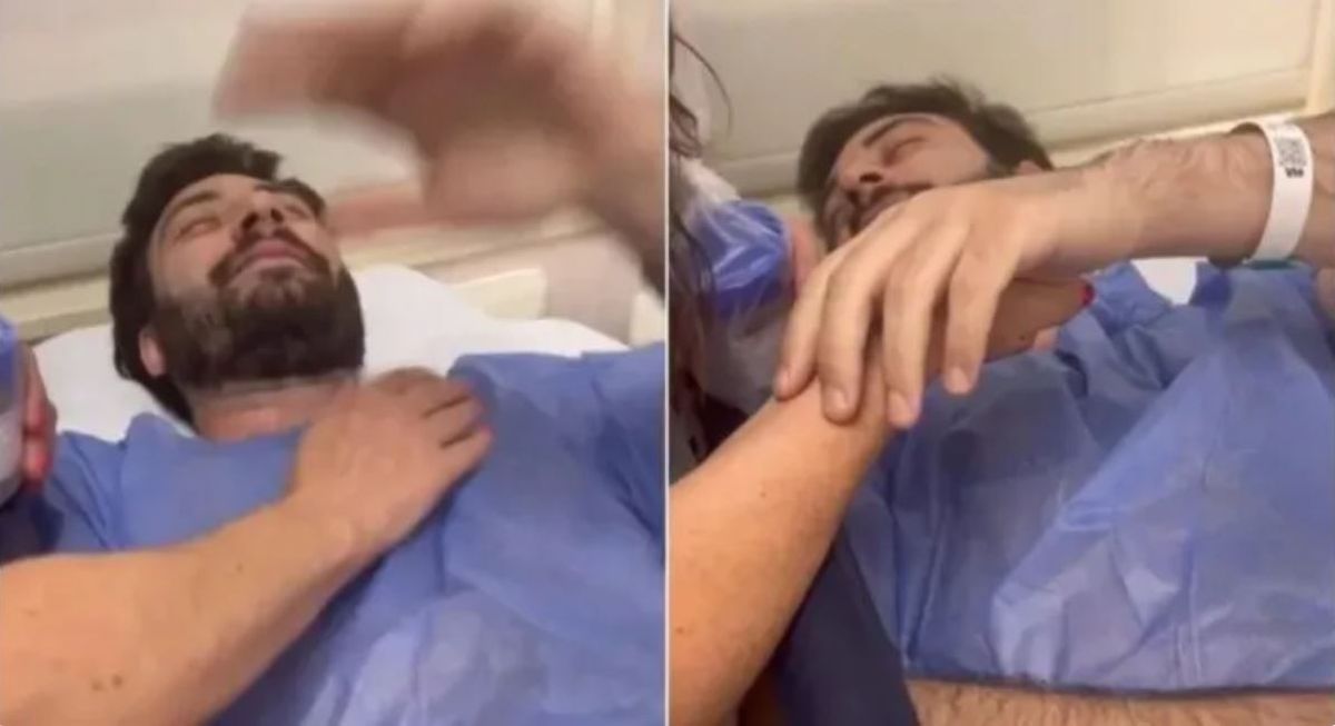 Manija mundialista. Video: un paciente se despertó de la anestesia cantando; Muchachos.