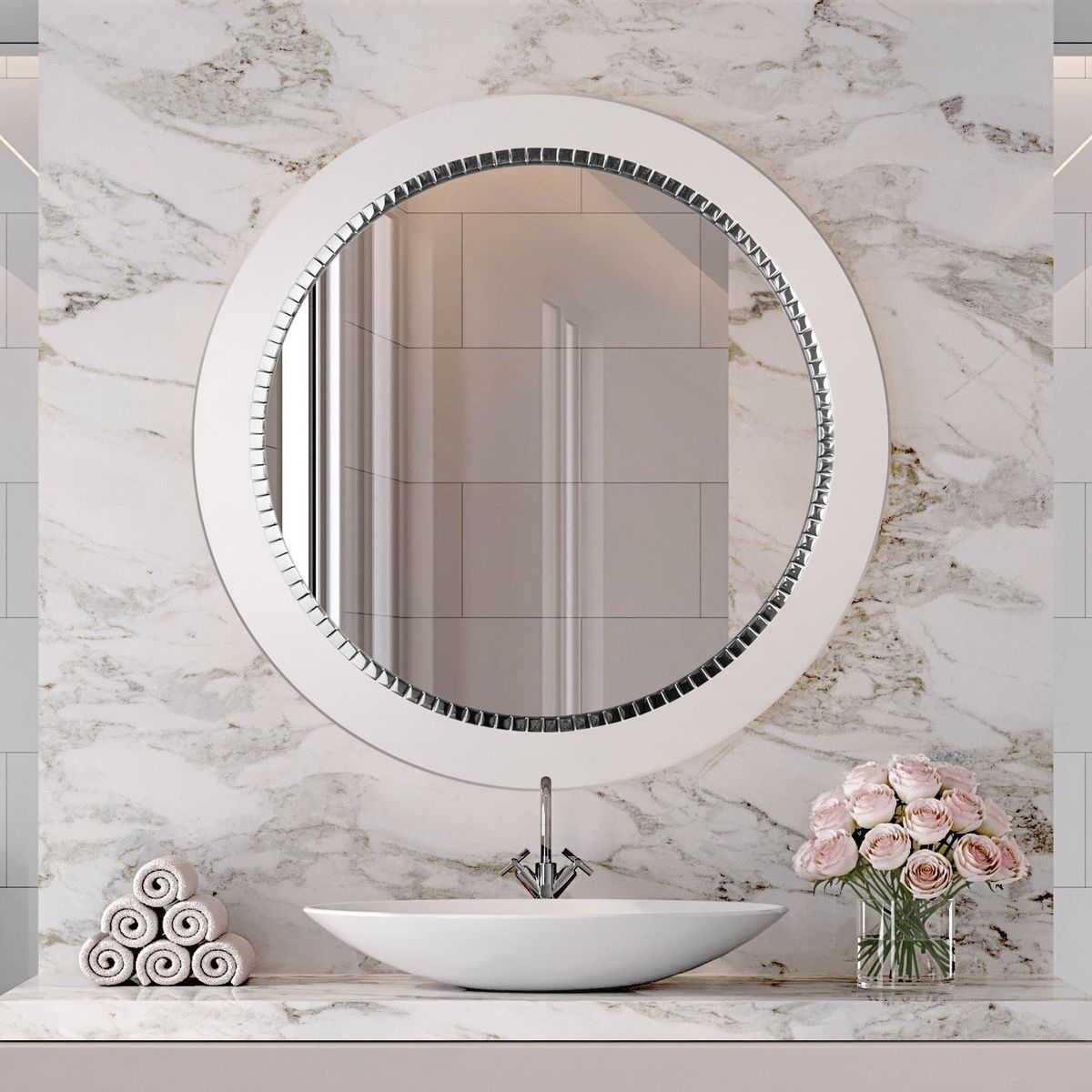 El marco del espejo puede marcar la diferencia. Imagen: Pixabay El marco del espejo puede marcar la diferencia. Imagen: Pixabay