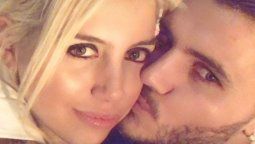 El fogoso festejo de Año Nuevo de Wanda y Mauro