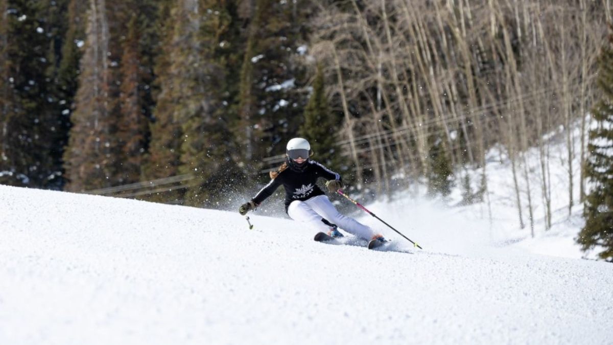 La joven de 27 años es una amante de la nieve desde muy temprana edad.