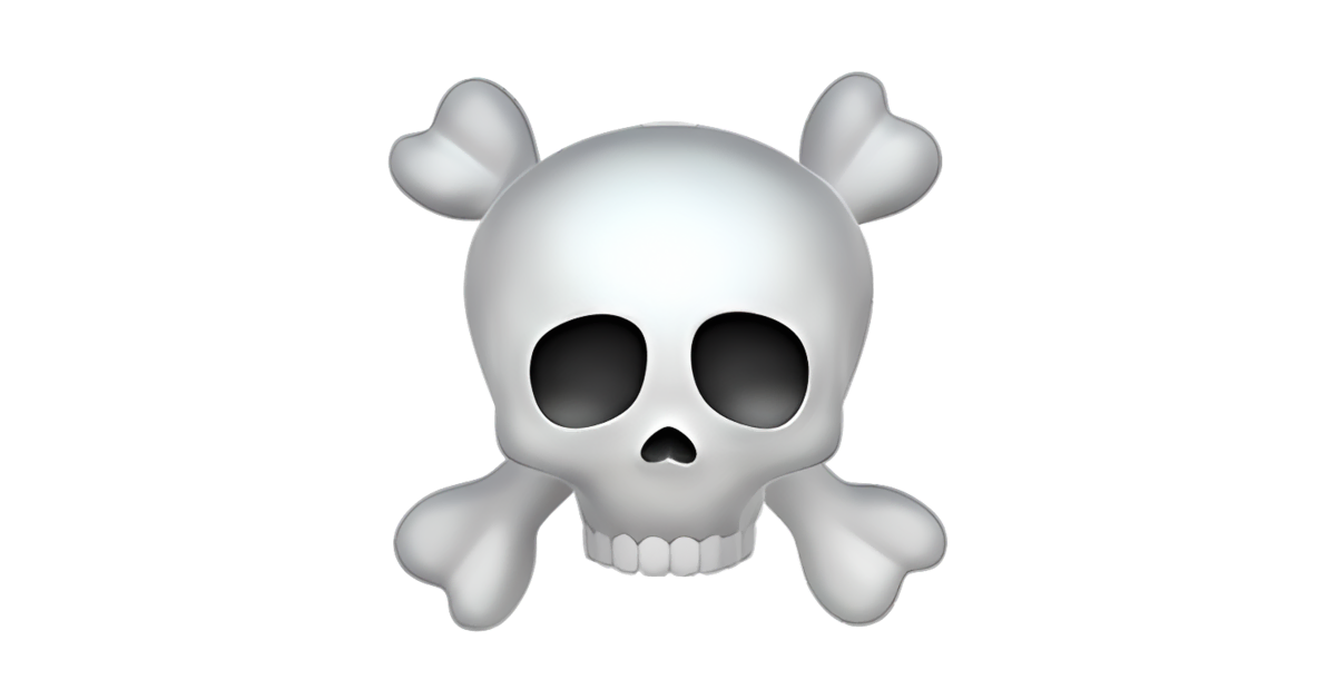 La calavera con huesos sí se relaciona más con la muerte, aunque muchos la usan de manera sarcástica La calavera con huesos sí se relaciona más con la muerte, aunque muchos la usan de manera sarcástica