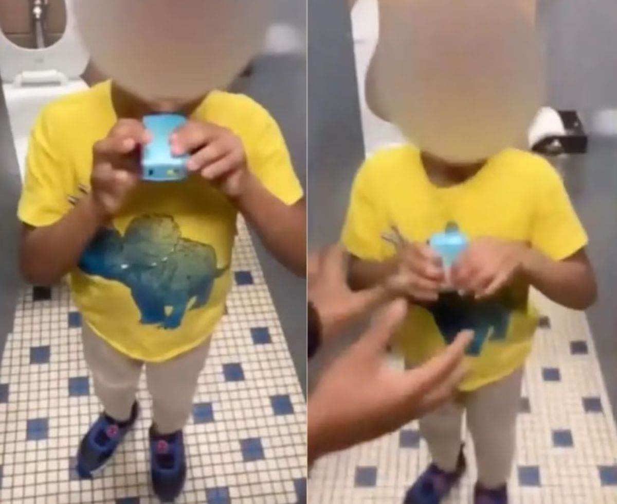 El niño de 5 años habría sido obligado a vapear por alumnos más granes en el baño de la escuela de Wisconsin El niño de 5 años habría sido obligado a vapear por alumnos más granes en el baño de la escuela de Wisconsin