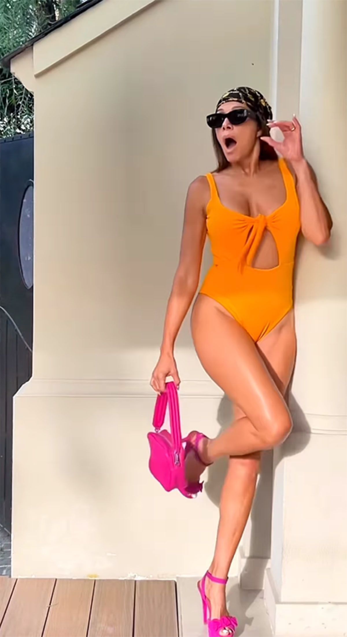 Catherine Fulop. Siempre diosa, esta vez con enteriza.