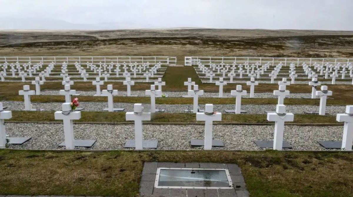 El cementerio de Darwin en las Islas Malvinas. Foto: archivo&nbsp;
