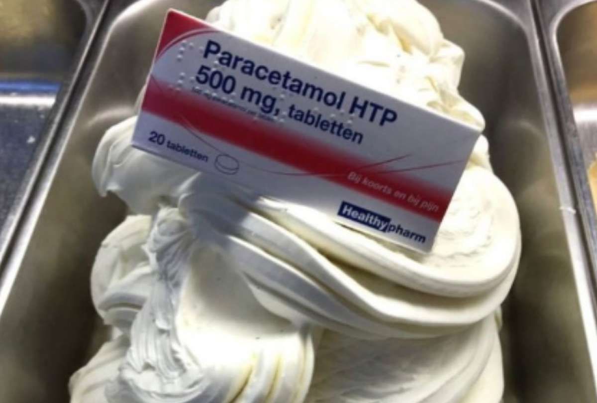 Helado de Paracetamol. Helado de Paracetamol. 