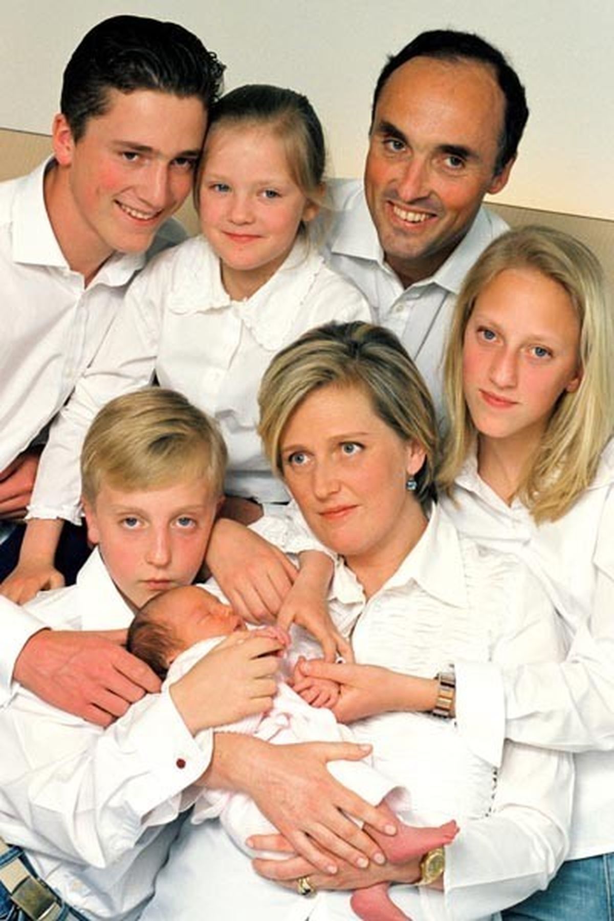 La princesa Leticia (bebé) cuando su familia realizó su presentación oficial. La princesa Leticia (bebé) cuando su familia realizó su presentación oficial.