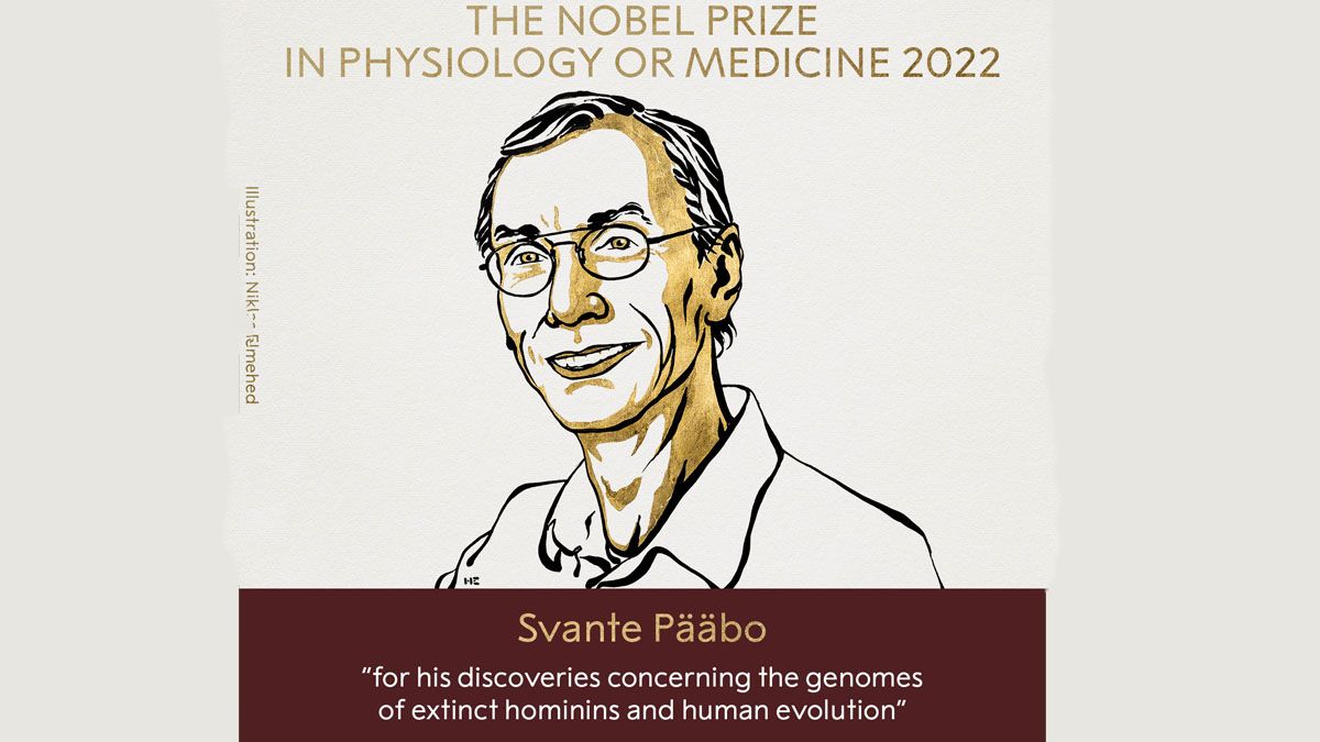 Svante Pääbo fue distinguido con el premio Nobel de Medicina y Fisiología 2022