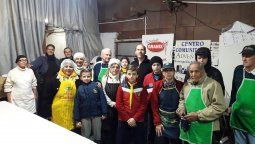 Solidaridad bien entendida que empieza en un galpón