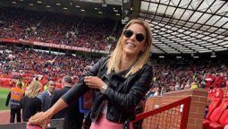 Como en Pasión de Sábado: Evangelina Anderson y su baile sexy en Old Trafford