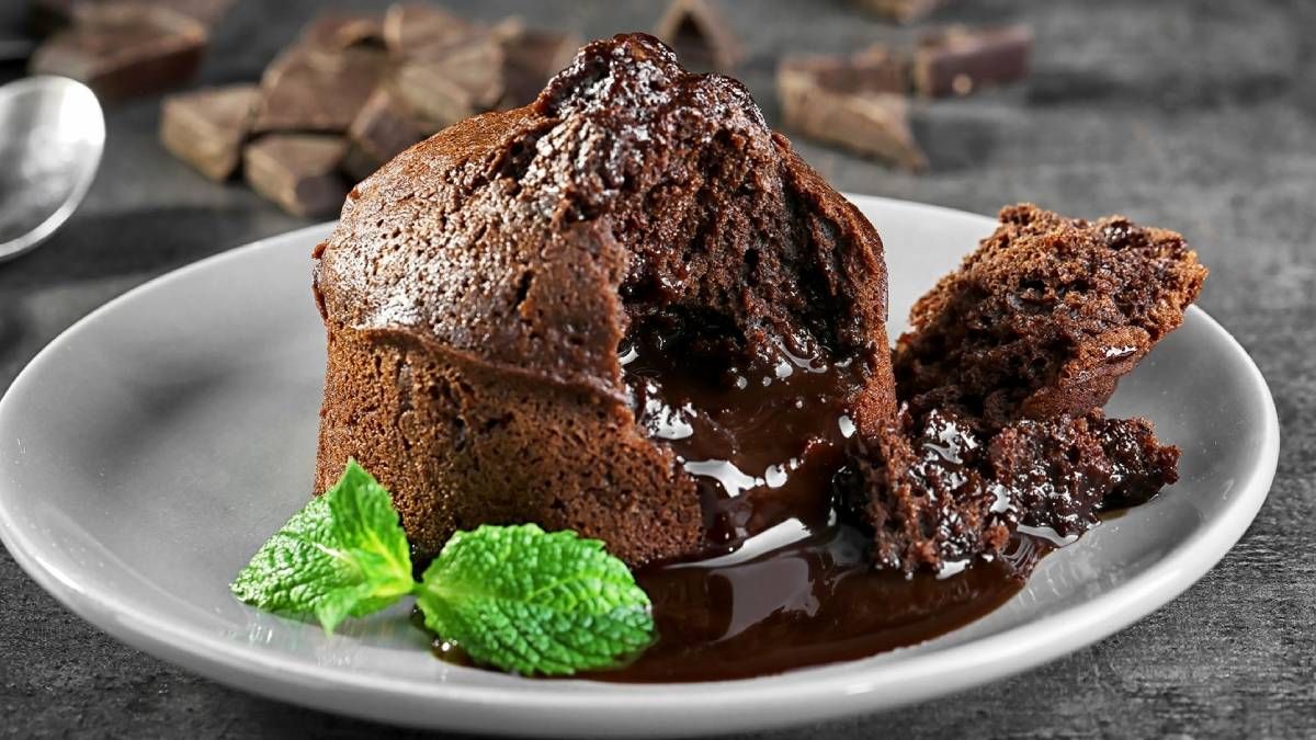 Recetas: volcán de chocolate sin harina, en 1 minuto y con pocos ingredientes.