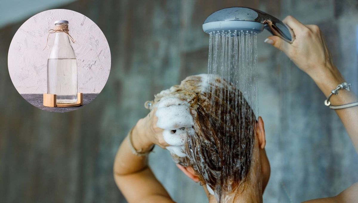 El vinagre blanco puede ser un aliado para tu pelo